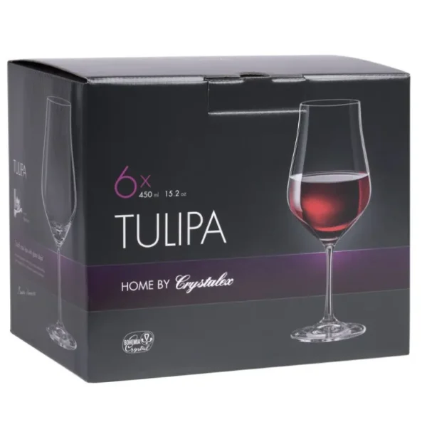 BASTIDE Verres À Vin<Coffret 6 verres à vin 45 cl Tulipa, Diffusion