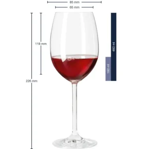 LEONARDO Verres À Vin<Coffret 6 verres à vin rouge 46 cl Daily, Léonardo