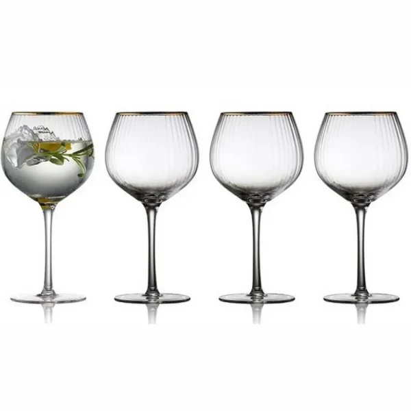 LYNGBY GLAS Verres Apéritif | Verres À Cocktail<Coffret 4 verres Gin&Tonic Palermo Gold,