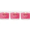 Yankee Candle Bougies Parfumées<Coffret de 3 Bougies Votives Parfumées Framboise Rouge,