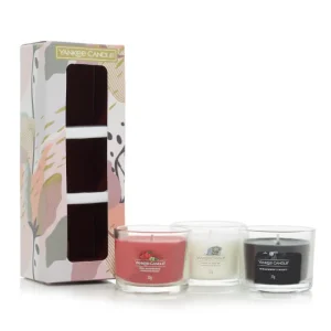 Yankee Candle Bougies Parfumées<Coffret de 3 Bougies Votives Parfumées,