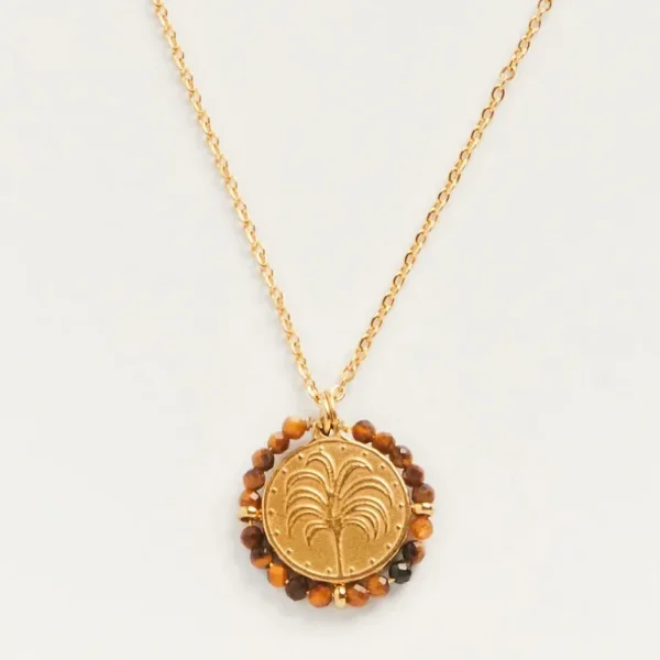 Palas Les Bijoux<Collier Belamar Tiger Eye,