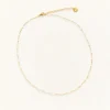 Palas Les Bijoux<Collier Castelo Choker blanc,