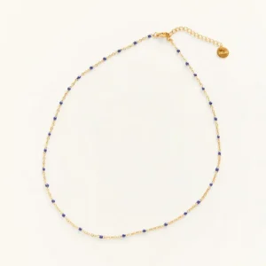 Palas Les Bijoux<Collier Castelo Choker bleu marine,