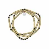 Têtes Blondes Les Bijoux<Collier et Bracelet 3 tours Toni Hématite Gold,