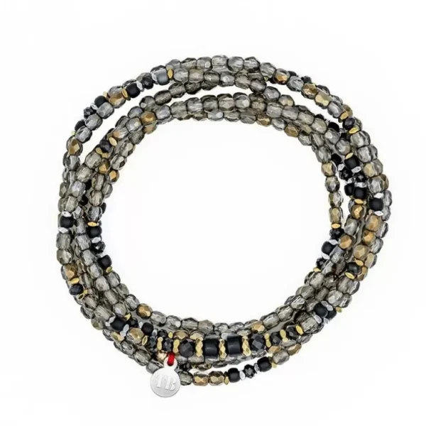 Têtes Blondes Les Bijoux<Collier et Bracelet 6 tours New Vir Quantic,