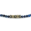 Têtes Blondes Les Bijoux<Collier et Bracelet 6 tours Gabrielle Denim Marbré,