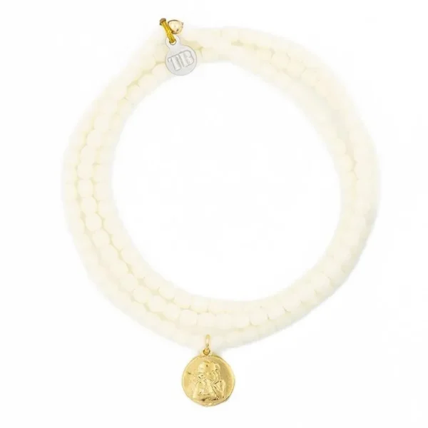 Têtes Blondes Les Bijoux<Collier et Bracelet 3 tours Raphaël Gold Vanille,