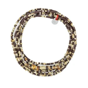 Têtes Blondes Les Bijoux<Collier et Bracelet 6 tours Léopard Slim,