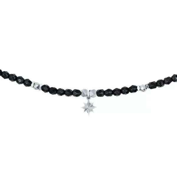 Têtes Blondes Les Bijoux<Collier et Bracelet 3 tours Starlight Silver Noir,