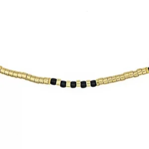 Têtes Blondes Les Bijoux<Collier et Bracelet 3 tours Toni Hématite Gold,