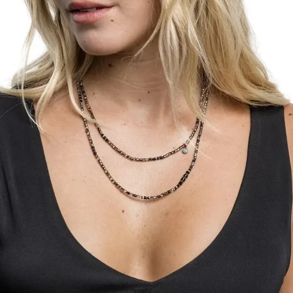 Têtes Blondes Les Bijoux<Collier et Bracelet 6 tours New Vir Quantic,