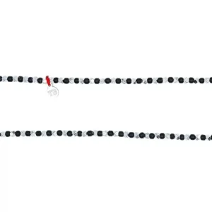 Têtes Blondes Les Bijoux<Collier et Bracelet 6 tours Max Silver Noir,