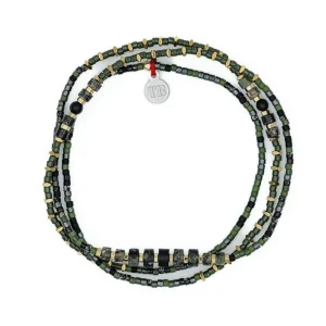 Têtes Blondes Les Bijoux<Collier et Bracelet 3 tours Crocodile Slim,