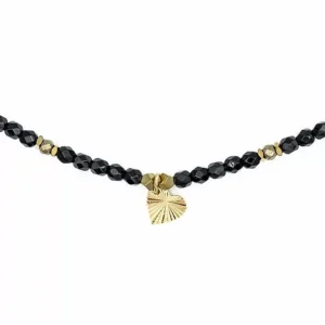 Têtes Blondes Les Bijoux<Collier et Bracelet 3 tours Love Gold Noir,