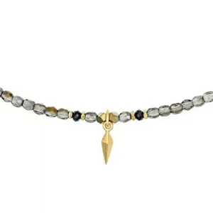 Têtes Blondes Les Bijoux<Collier et Bracelet 3 tours Spike Gold Quantic,