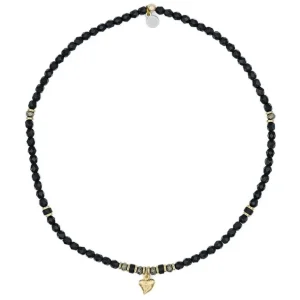 Têtes Blondes Les Bijoux<Collier ras du cou Baghera Noir Mat,