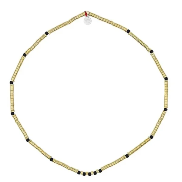 Têtes Blondes Les Bijoux<Collier ras du cou Toni Hématite Gold,