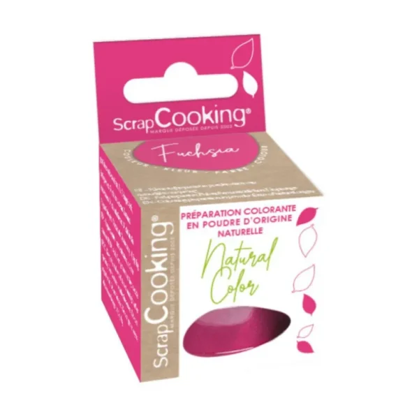 ScrapCooking Les Macarons | Les Cupcakes<Colorant alimentaire naturel en poudre Rose foncé,