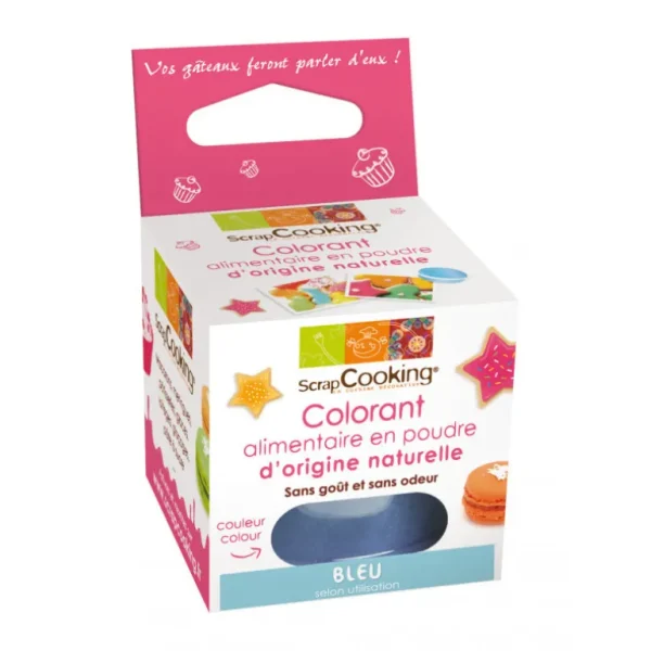 ScrapCooking Les Macarons | Arômes Et Colorants<Colorant alimentaire naturel bleu naturel,