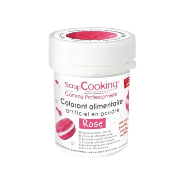 ScrapCooking Les Macarons | Les Cupcakes<Colorant artificiel en poudre Rose,