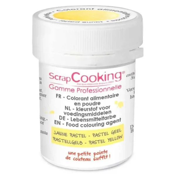 ScrapCooking Les Macarons | Les Cupcakes<Colorant artificiel en poudre Jaune pastel,