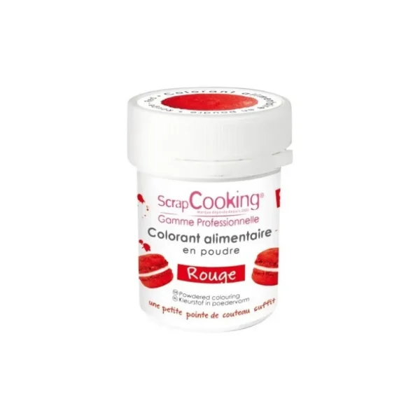 ScrapCooking Les Macarons | Les Cupcakes<Colorant artificiel en poudre Rouge,