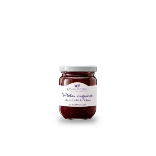 La Cour d'Orgères Les Tartinables<Confiture de Pêches sanguines,