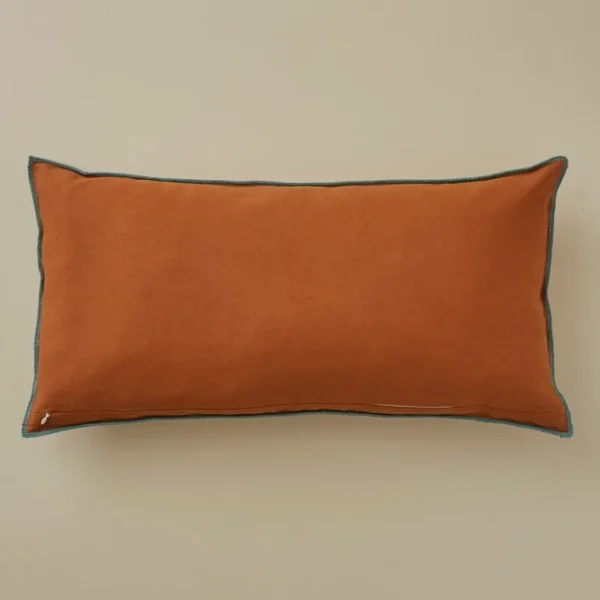 Sylvie Thiriez Coussins Et Rideaux<Coussin brodé Passe-montagne Caramel,