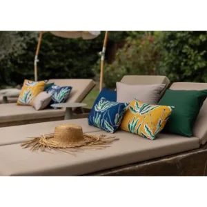 VIVARAISE Coussins Et Rideaux<Coussin imprimé Alga Bronze Outdoor 30 x 50 cm,