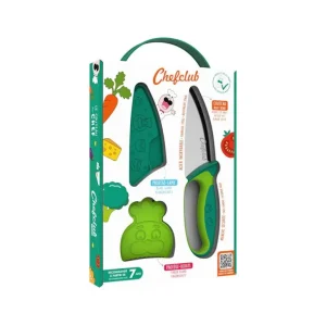 Enfant Chefclub Les Couverts Pour Enfant<Couteau vert Kids,