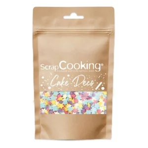 ScrapCooking Les Cupcakes<Décors Sucrés Étoiles Rainbow 55g,