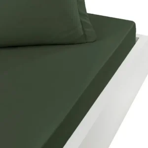 SENSEI Draps Plats Et Draps Housse<Drap Housse Soft Percale Eucalyptus,