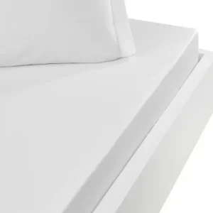 SENSEI Draps Plats Et Draps Housse<Drap Housse Soft Percale Blanc,