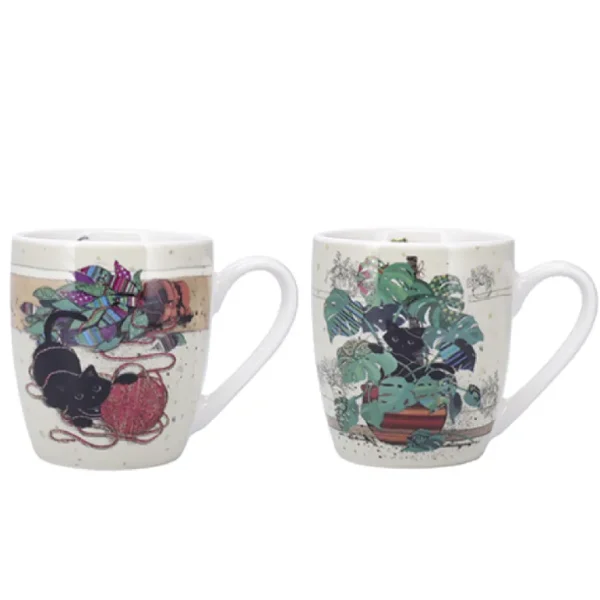 Kiub Bols, Mugs Et Tasses<Duo mini mug Bug Art Chaton Pelote/Monstera,