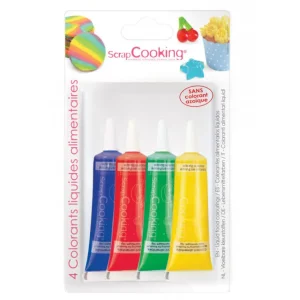 ScrapCooking Les Macarons | Les Cupcakes<Ensemble 4 colorants alimentaires,