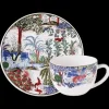 GIEN FRANCE Bols, Mugs Et Tasses<Ensemble déjeuner Jardin du Palais, Faïencerie de Gien