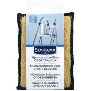 STARWAX Brosserie<Eponge Microfibre Gros Travaux,