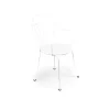 FERMOB Fauteuils, Chaises Et Bancs<Fauteuil Louvre blanc empilable,