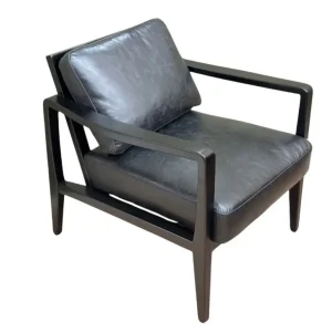 SIBA Fauteuils Et Chauffeuses<Fauteuil Nieuport cuir,