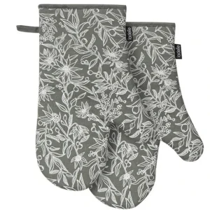 Ladelle Gants Et Maniques<2 gants de cuisine Eco Wildflower Sauge,