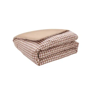 Essix Housses De Couette, Parures<Housse de couette Vichy Beige,