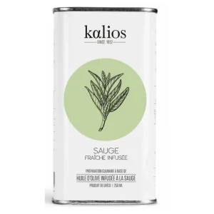 Kalios Huile & Vinaigre<Huile d'Olive Infusée à la Sauge,