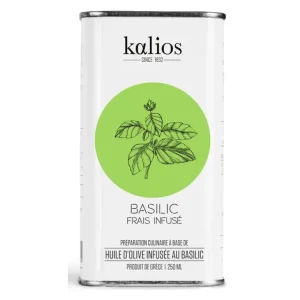 Kalios Huile & Vinaigre<Huile d'Olive Infusée au Basilic,