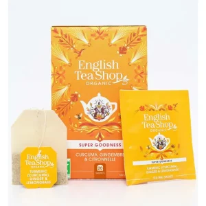 English Tea Shop Les Thés Et Tisanes<Infusion Bio Curcuma, Gingembre et Citronnelle 20 sachets,