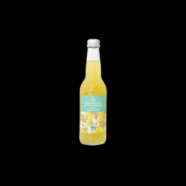 Atika Les Autres Boissons<Kombucha Citron et Gingembre Bio 33cl,