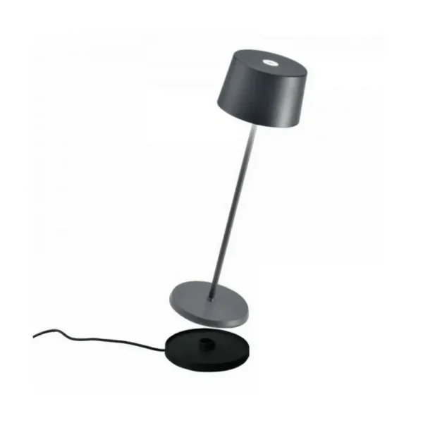 Zafferano Lampes Et Suspensions<Lampe Olivia Grise 11 x 35 cm,