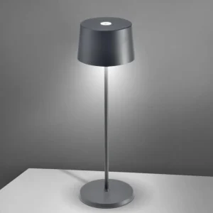 Zafferano Lampes Et Suspensions<Lampe Olivia Grise 11 x 35 cm,