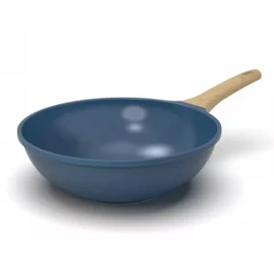 COOKUT Woks | Sauteuses Anti-Adhérentes<L'Incroyable Wok Bleu Myrtille,