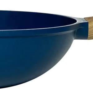 COOKUT Woks | Sauteuses Anti-Adhérentes<L'Incroyable Wok Bleu Myrtille,